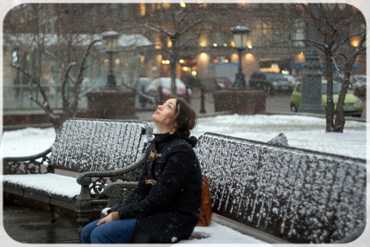 Ловим снежинки на нос