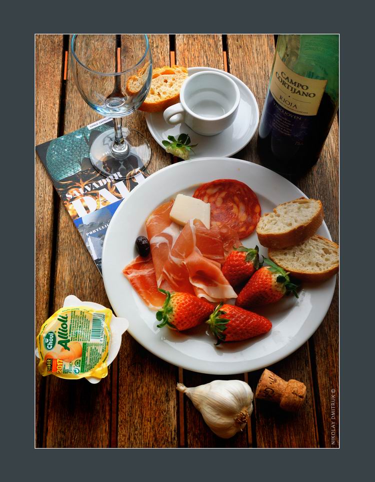 ланч. Tossa de Mar. 2018