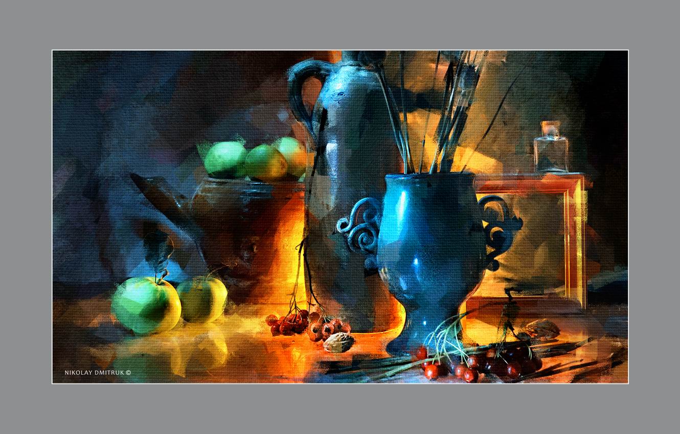 зелёные яблоки 2