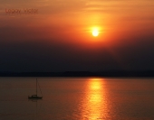 закат на море