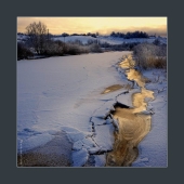 закат зимы. д. Кехта