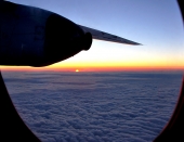 Над облаками...