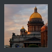 Исаакиевский собор. вечер.