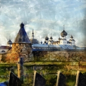 утро. Соловки