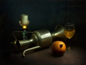 этюд с гранатом