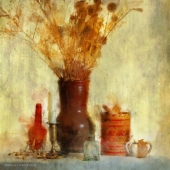 красные лошади